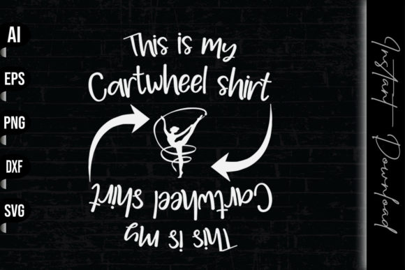 Cartwheel Shirt Graphics for Print Templates