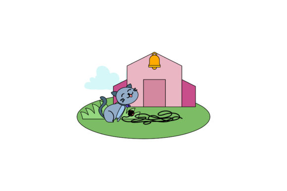 Cat Icon Cute Graphics for Playful Branding