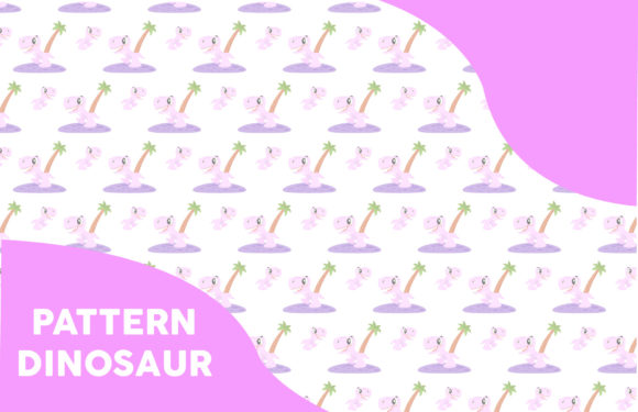 Dino Pattern Graphics for Handmade Creators