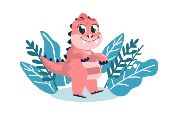 Dinosaur Cute Pink Tirex Funny Graphics