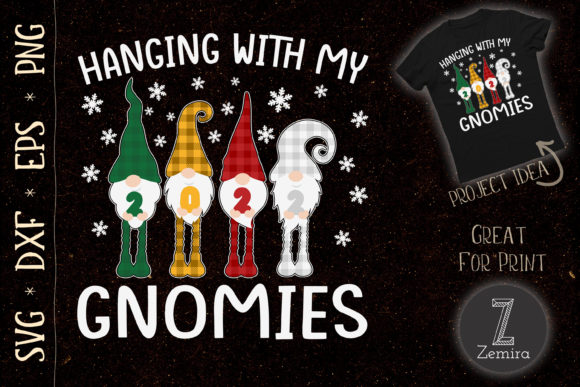 Funny Christmas Gnome SVG