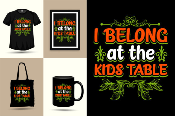 I Belong at the Kids Thanksgiving Design