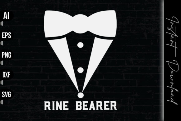 Ring Bearer Funny Design Graphics for Print Templates