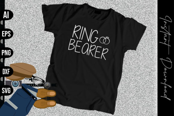 Ring Bearer Funny Gift Graphics for Print Templates