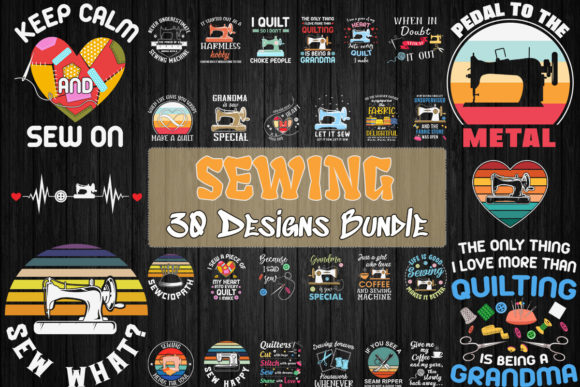 Sewing Bundle SVG 30 Designs for Creative Publishers